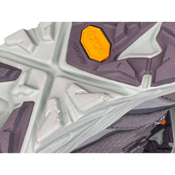 HOKA Anacapa Mid GTX Hiking Boots Shoes 8.5 B Trellis/Mist Green Vibram GoreTex - Picture 8 of 14